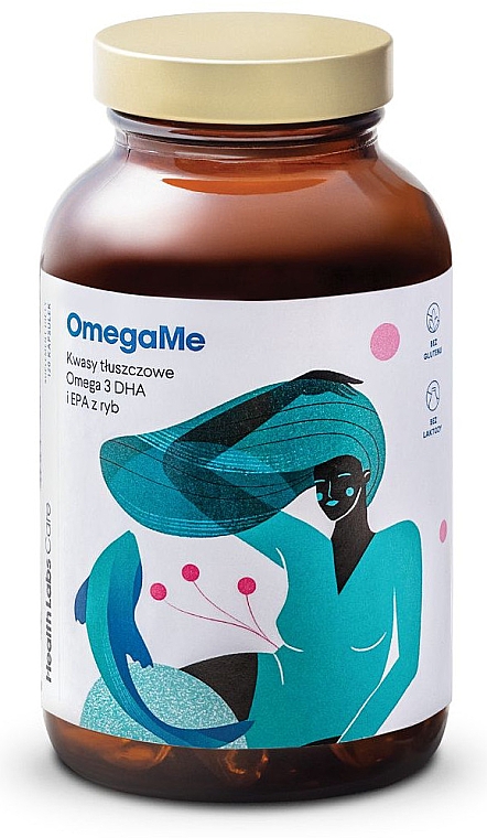 Suplement diety Kwasy tłuszczowe Omega 3 DHA i EPA z ryb - Health Labs Care OmegaMe — Zdjęcie N1
