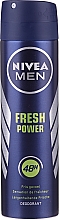 Antyperspirant w sprayu dla mężczyzn - NIVEA MEN Fresh Power Deodorant Spray — Zdjęcie N1