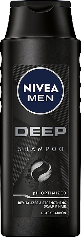 Rewitalizujący szampon dla mężczyzn oczyszczający włosy i skórę głowy - NIVEA MEN Deep Revitalizing Shampoo — Zdjęcie N1