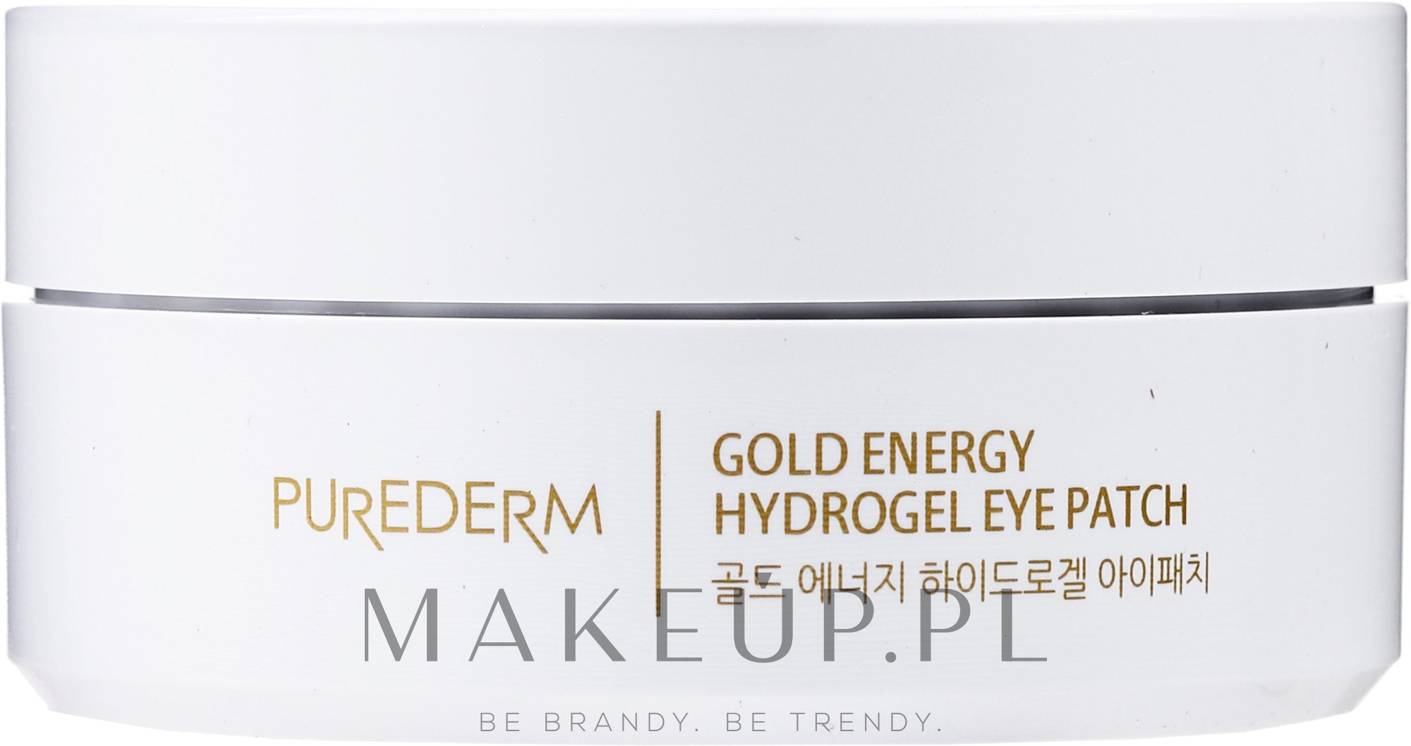 Hydrożelowe płatki pod oczy z nanozłotem - Purederm Gold Energy Hydrogel Eye Patch — Zdjęcie 60 szt.