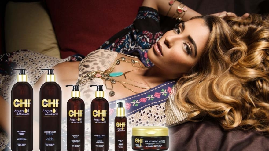 Lekka odżywka bez spłukiwania Olej arganowy - CHI Argan Oil Plus Moringa Oil — Zdjęcie N3