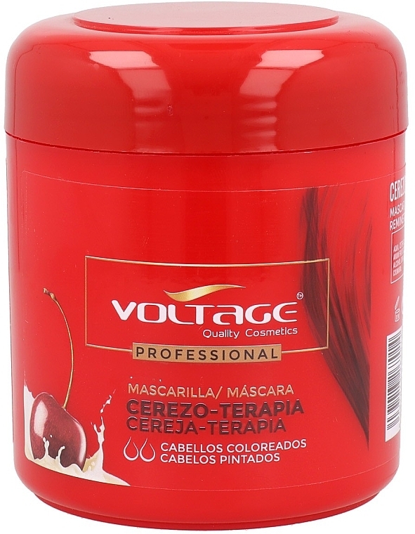 	Wiśniowa maska do włosów - Voltage Remineralising Dyed Hair Cherry-Therapy Mask — Zdjęcie N1