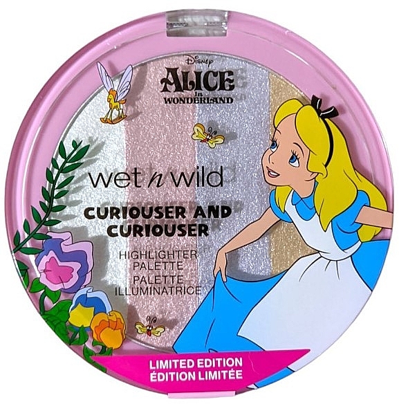 Paleta rozświetlaczy - Wet N Wild Alice in Wonderland Curiouser And Curiouser Highlighter Palette — Zdjęcie N1