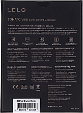 Masażer intymny dla kobiet, czarny - Lelo Sona™ Cruise Sonic Clitoral Massager — Zdjęcie N2