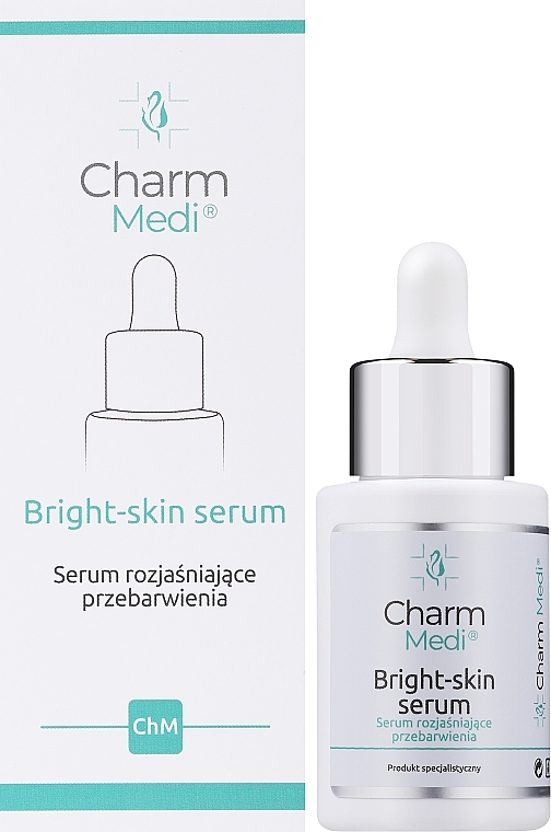 PRZECENA! Rozjaśniające serum do twarzy - Charmine Rose Charm Medi Bright-Skin Serum * — Zdjęcie N2
