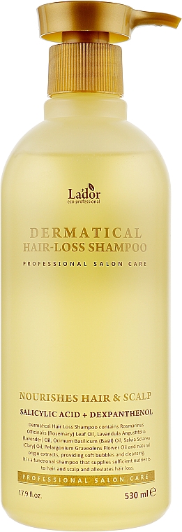 Szampon zapobiegający wypadaniu włosów - La'dor Dermatical Hair-Loss Shampoo — Zdjęcie N1