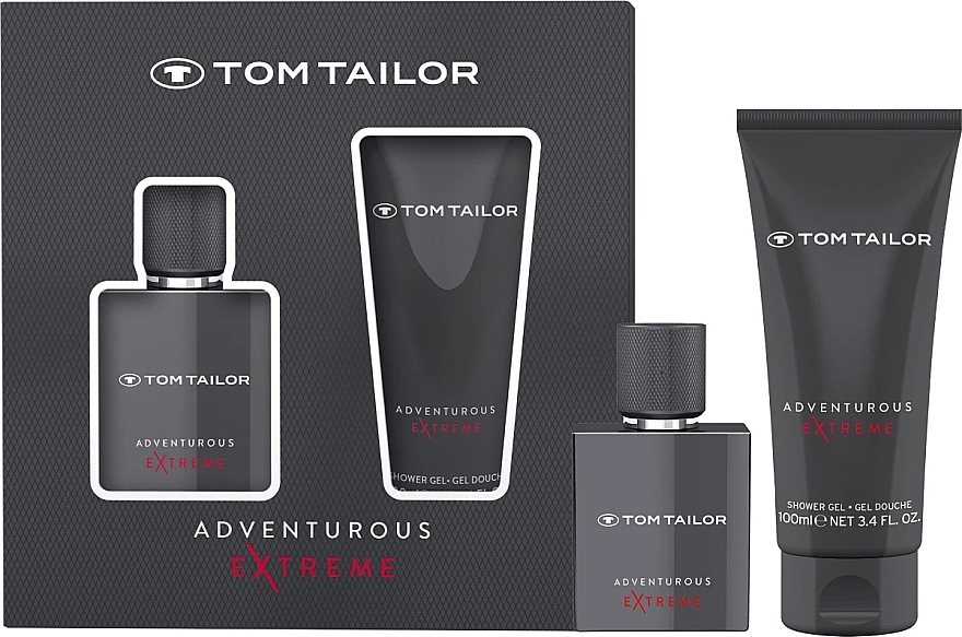Tom Tailor Adventurous Extreme - Zestaw (edt/30ml + sh/gel/100ml) — Zdjęcie N1