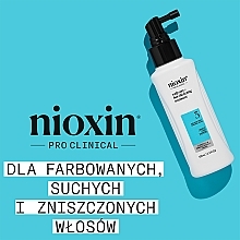 Produkt do pielęgnacji skóry głowy i włosów suchych - Nioxin Pro Clinical System 3 Scalp + Hair Thickening Treatment — Zdjęcie N2