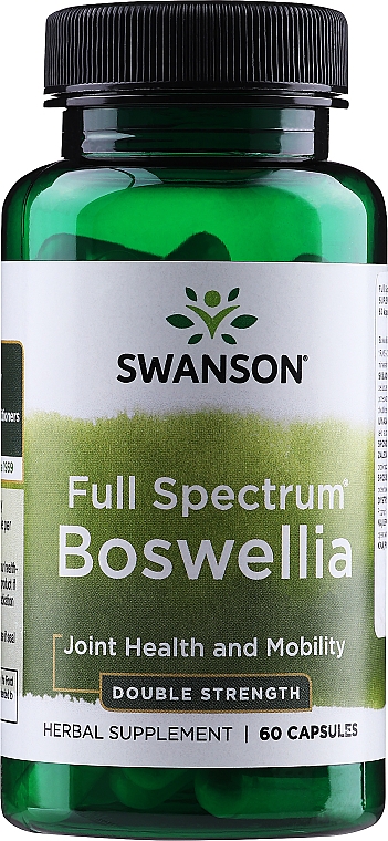 Ziołowy suplement diety Boswellia, 800 mg - Swanson Full Spectrum Boswellia — Zdjęcie N1