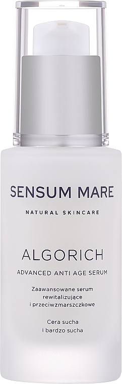 Przeciwstarzeniowe serum do twarzy - Sensum Mare Algorich