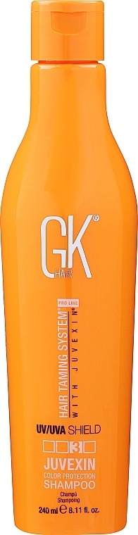 Szampon do włosów farbowanych - GKhair Juvexin Color Protection Shampoo — Zdjęcie N1