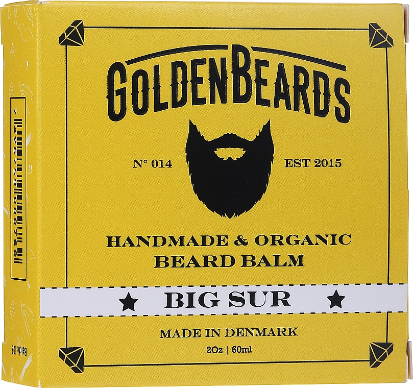 Zestaw do brody - Golden Beards Starter Beard Kit Big Sur (balm 60 ml + oil 30 ml + shmp 100 ml + cond 100 ml + brush) — Zdjęcie N6