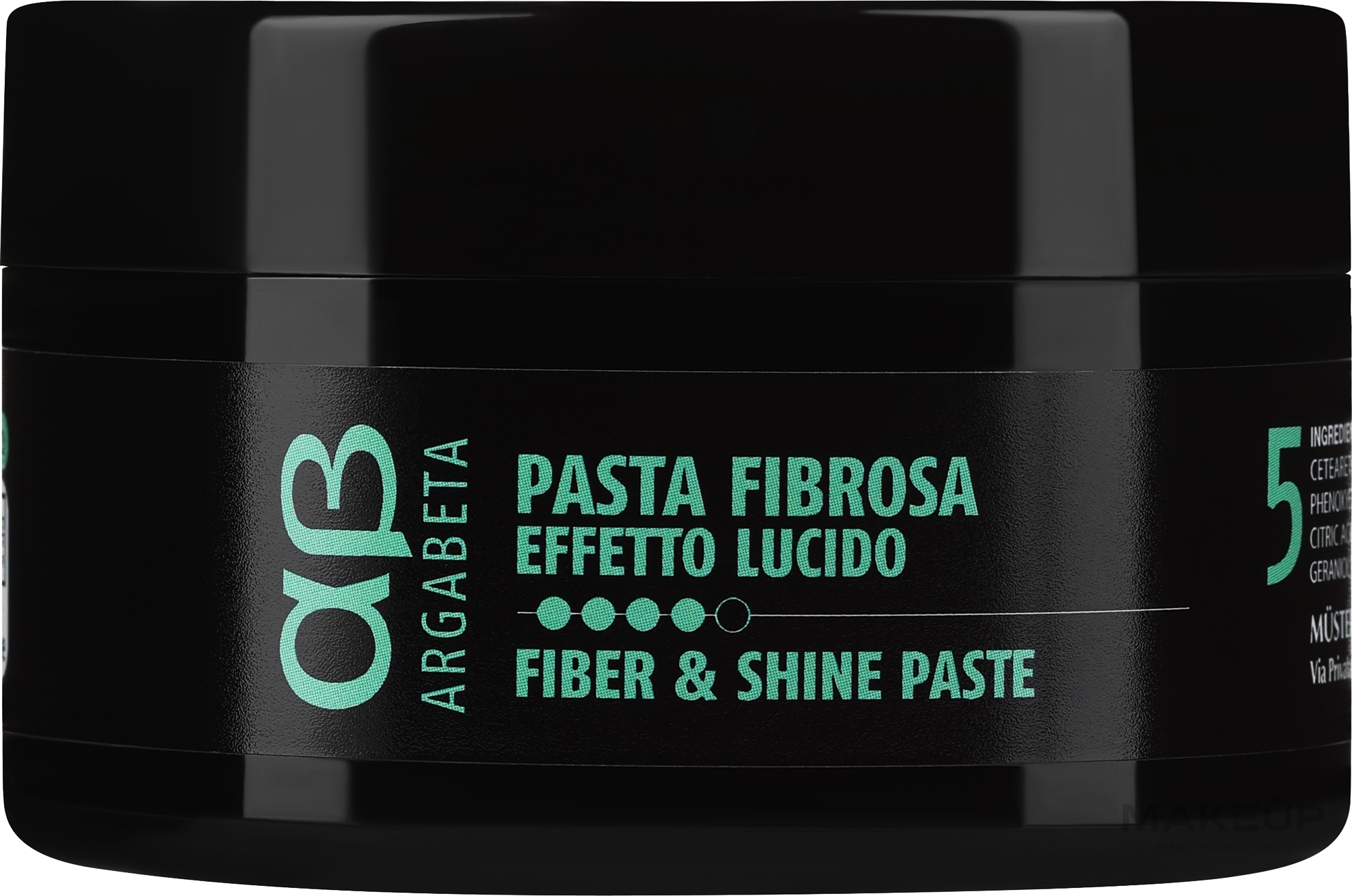 Pasta do stylizacji włosów - Dikson ArgaBeta 5 Fiber & Shine Paste — Zdjęcie 100 ml