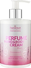 Perfumowany krem do rąk i ciała - Farmona Professional Perfume Hand&Body Cream Beauty — Zdjęcie N1