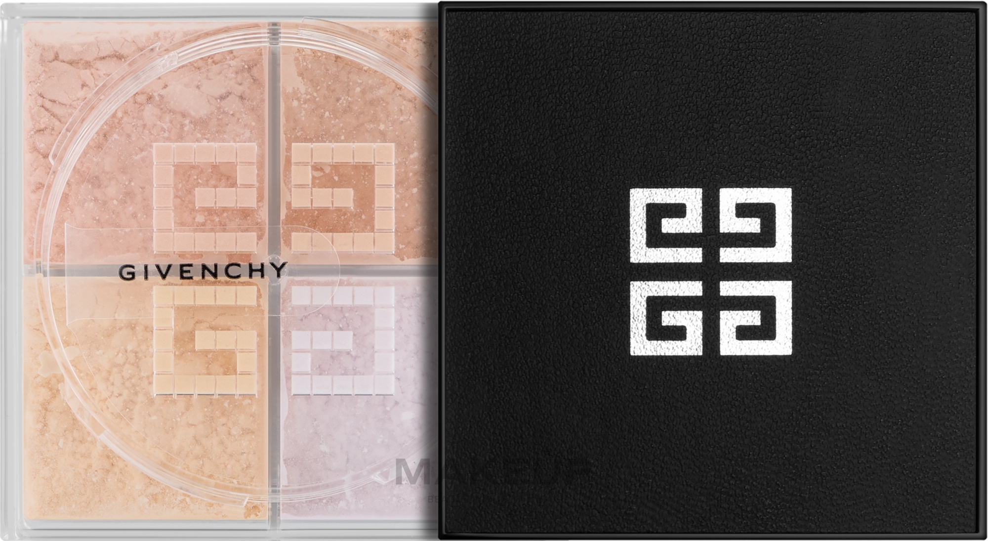 Puder sypki do twarzy 4 w 1 - Givenchy Prisme Libre Mat-finish & Enhanced Radiance Loose Powder 4in1 Harmony — Zdjęcie 02 - Satin Blanc