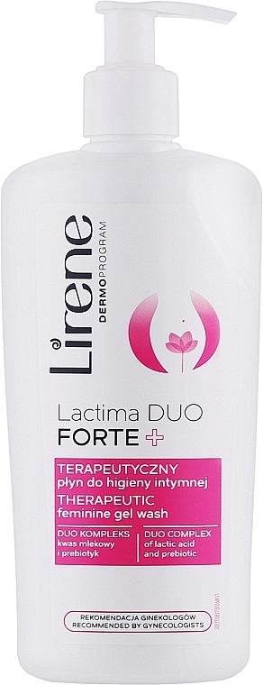 Żel do higieny intymnej - Lirene Dermo Program Lactima Duo Forte+ — Zdjęcie N1