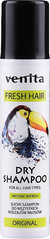 Suchy szampon do wszystkich rodzajów włosów - Venita Original Dry Shampoo — Zdjęcie N1
