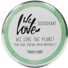 Naturalny dezodorant w kremie, Mięta - We Love The Planet Mighty Mint Cream Deodorant — Zdjęcie N1