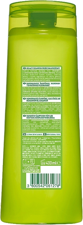 Przeciwłupieżowy szampon wzmacniający 2 w 1 do włosów - Garnier Fructis — Zdjęcie N2