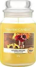 Świeca zapachowa w słoiku - Yankee Candle Fall In Love Golden Autumn — Zdjęcie N2