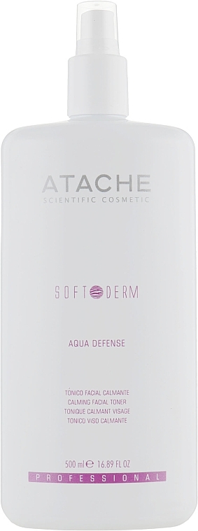 Kojący toner do twarzy - Atache Soft Derm Aqua Defense — Zdjęcie N3