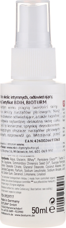 Dezodorant w sprayu do higieny intymnej - Bioturm Intim Deo-Spray No.29 — Zdjęcie N2