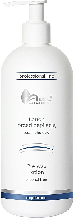 Bezalkoholowy lotion przed depilacją - Ava Laboratorium Pre Wax Lotion — Zdjęcie N1