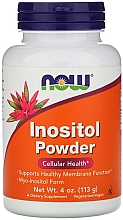 Inozytol w proszku - Now Foods Inositol Powder — Zdjęcie N2