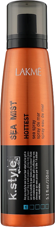 Teksturyzujący spray do włosów z solą morską - Lakmé K.Style Sea Mist Sea Spray — Zdjęcie N1