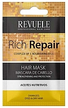 Regenerująca maska do włosów suchych i zniszczonych - Revuele Rich Repair Hair Mask — Zdjęcie N1