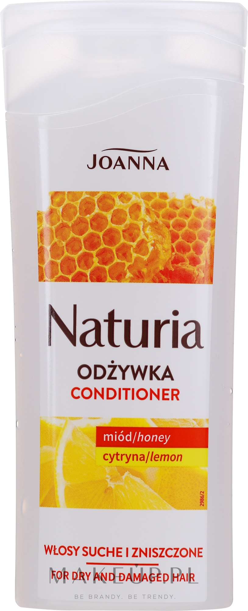 Odżywka z miodem i cytryną do włosów suchych i zniszczonych - Joanna Naturia — Zdjęcie 100 ml