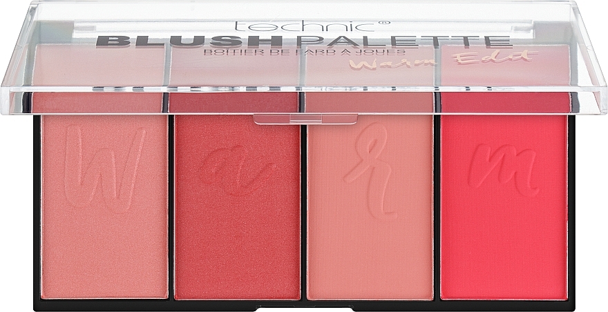 Paleta różów do twarzy - Technic Cosmetics Blush Palette — Zdjęcie N1