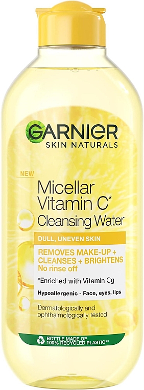 Płyn micelarny z witaminą C - Garnier Skin Naturals Vitamin C Micellar Cleansing Water