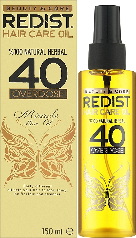 Olej do pielęgnacji włosów - Redist Professional Hair Care Oil 40 Overdose — Zdjęcie N2