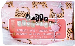 Kup Mydło Truskawka i krem - Essencias De Portugal Merry Christmas Strawberry And Cream Soap