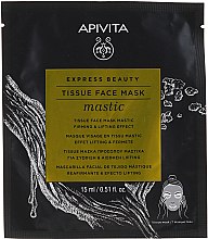 Kup Liftingująca maska w płachcie z mastyksem - Apivita Express Beauty Tissue Face Mask Mastic Firming & Lifting Effect