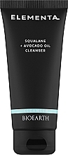 Kremowa emulsja oczyszczająca do twarzy - Bioearth Elementa Squalane + Avocado Oil Cleanser — Zdjęcie N1