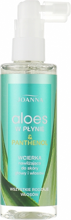 Wcierka nawilżająca do włosów i skóry głowy - Joanna Aloes & Panthenol — Zdjęcie N1