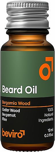 Olejek do brody o drzewnym zapachu - Beviro Beard Oil Bergamia Wood — Zdjęcie N1