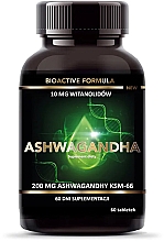 Ashwagandha 200 mg Ekstrakt standaryzowany KSM-66 - Intenson — Zdjęcie N1