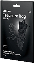 Torba do przechowywania zabawek erotycznych, czarny, Size XL - Satisfyer Treasure Bag Black — Zdjęcie N1