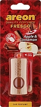 Kup Odświeżacz powietrza do samochodu Apple & Cinnamon - Areon Fresco New Apple & Cinnamon Car Perfume
