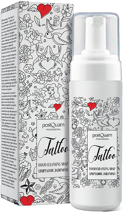 Mydło w piance do skóry z tatuażami - PostQuam Tatoo Foam Cleansing Soap — Zdjęcie N1