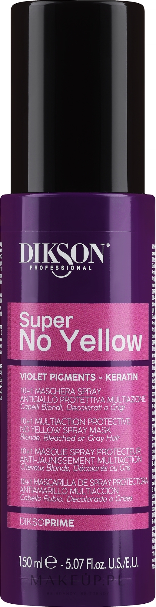 Spray do neutralizacji żółtych odcieni włosów - Dikson Super No-Yellow 12in1 Sprey — Zdjęcie 150 ml