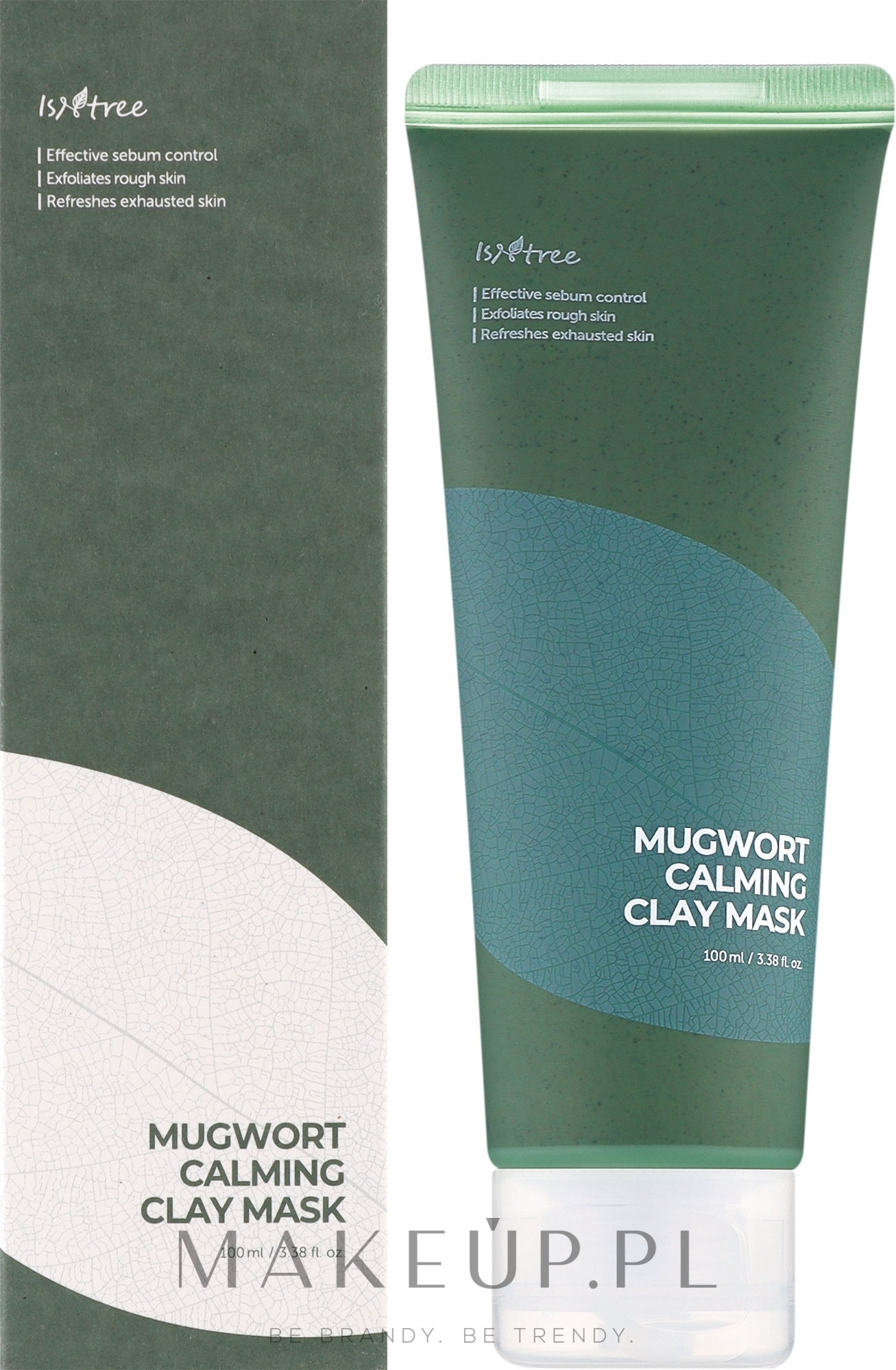 Maseczka z glinki z ekstraktem z piołunu - Isntree Mugwort Calming Clay Mask — Zdjęcie 100 ml