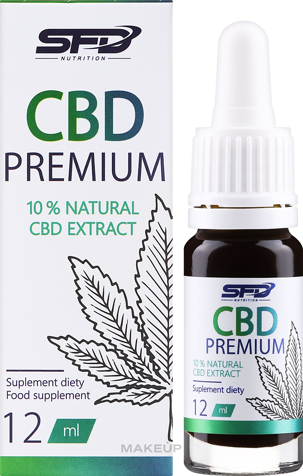 Olej konopny 10% - SFD Nutrition CBD Premium 10% — Zdjęcie 12 ml