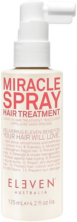 Mgiełka ułatwiająca rozczesywanie włosów - Eleven Australia Miracle Spray Hair Treatment — Zdjęcie N1