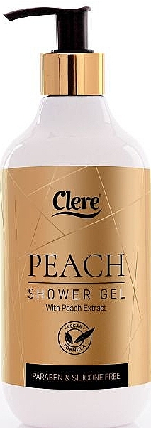 Żel pod prysznic Peach - Clere Shower Gel — Zdjęcie N1