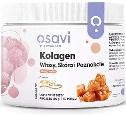 Suplement diety Kolagen o smaku solonego karmelu - Osavi  — Zdjęcie N1