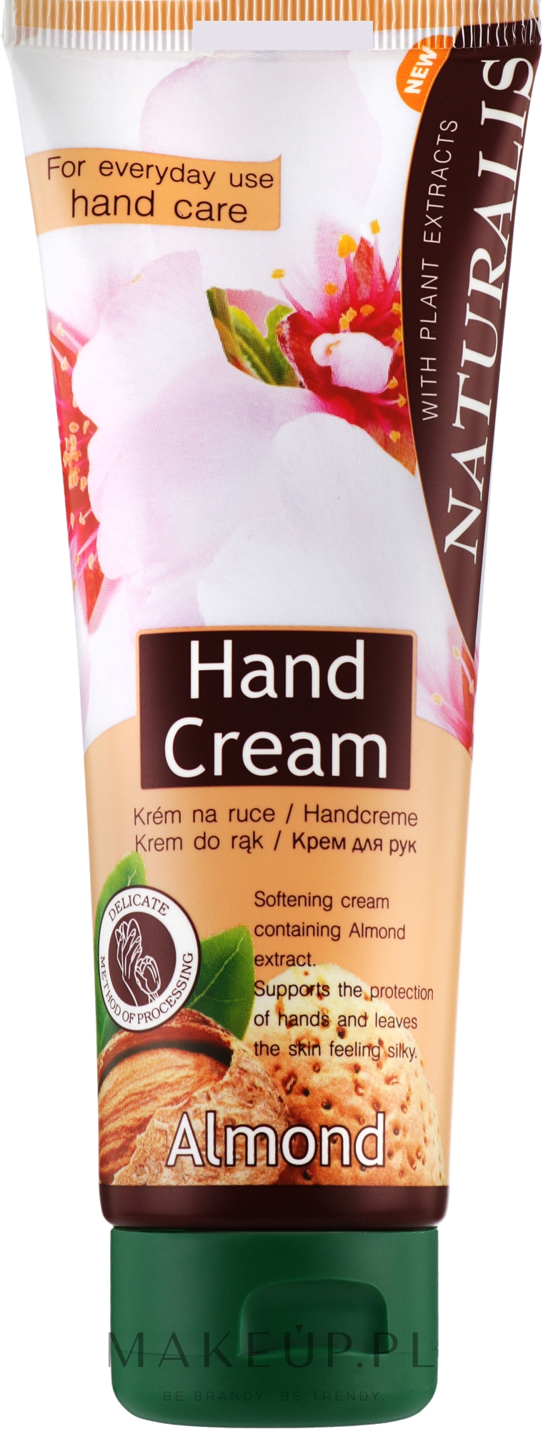 Krem do rąk Migdał - Naturalis Almond Hand Cream — Zdjęcie 125 ml
